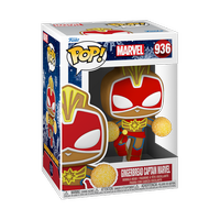 FUNKO POP! 936 GINGERBREAD CAPTAIN MARVEL HOLIDAY