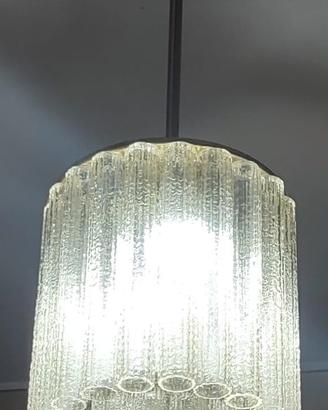 Lampadario in vetro di murano stile Venini