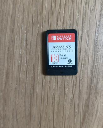 Assasin's creed III remastered Nintendo Switch 