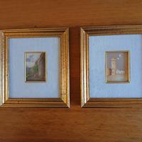 Due quadretti raffiguranti Recanati