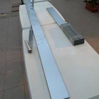 Battiscopa zoccoletto e alzatina acciaio satinato