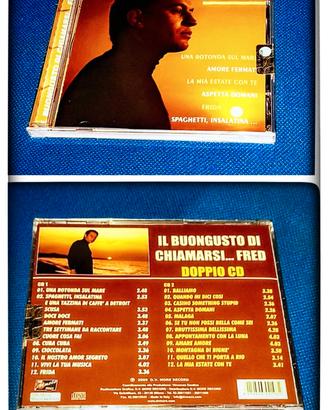 FRED BONGUSTO DOPPIO CD NUOVO SIGILLATO