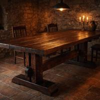 Tavolo legno massello rustico – grande tavolo