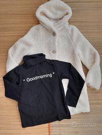 Vicolo bambina cappotto + dolcevita tg 10 anni