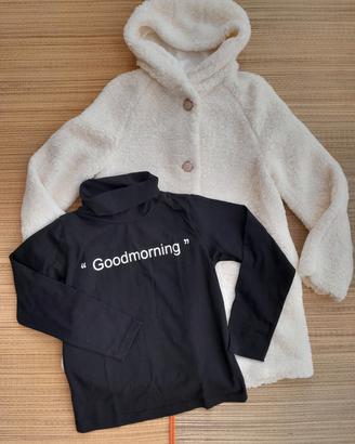 Vicolo bambina cappotto + dolcevita tg 10 anni