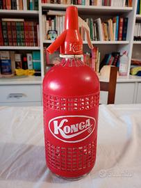 Sifone Vintage Konga anni 60 Seltz in vetro