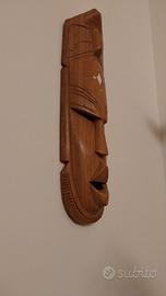 maschera tribale in legno 