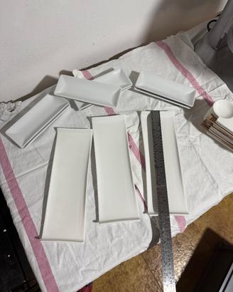 Piatti vassoi rettangolari