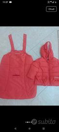 set giubbotto più sacca bambina 