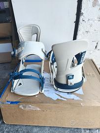 Attacchi Snowboard Nitro Rambler Tg. L Ultra White