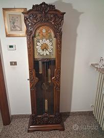 Orologio a pendolo da terra HERTZ in legno