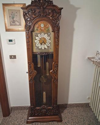 Orologio a pendolo da terra HERTZ in legno