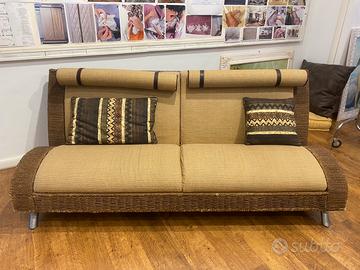 Divano Etnico Artigianale Intrecciato a Mano