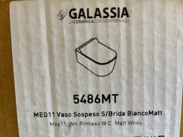 Vaso e bidè sospesi meg 11 bianco matt