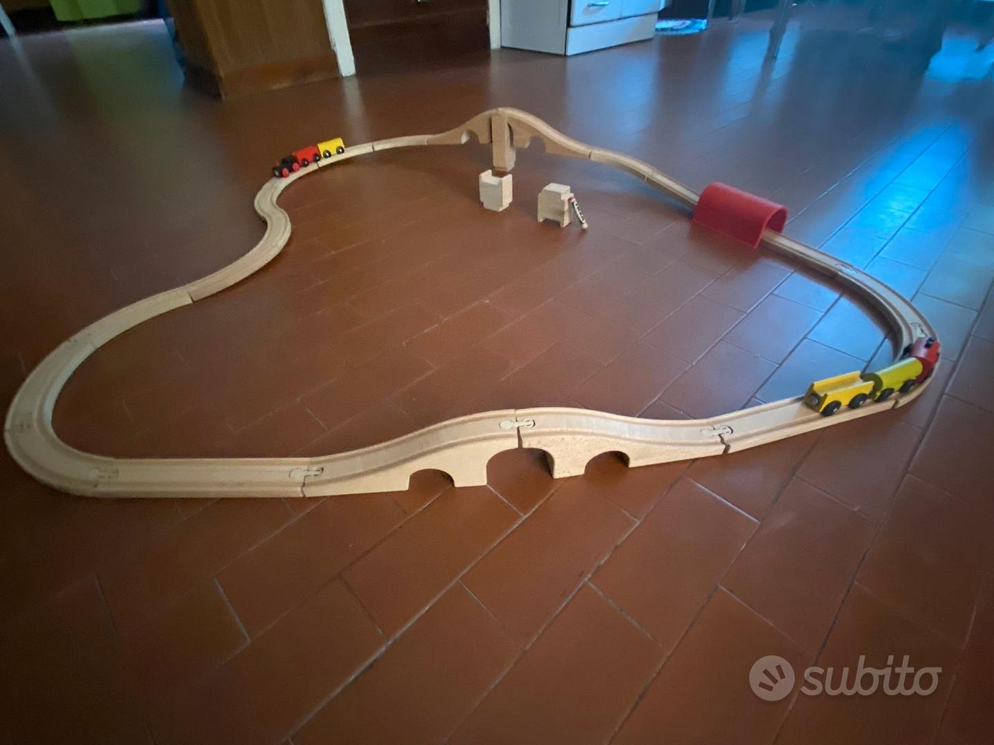 Train Track Binari Legno Ikea Treno Giocattolo Per Bambini