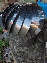 cappello fumaiolo comignolo girevole inox 300mm