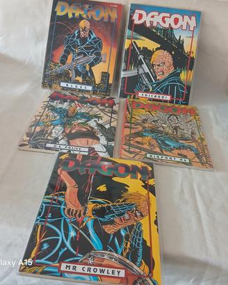fumetti. Dagon numeri 1 2 3 4 5 