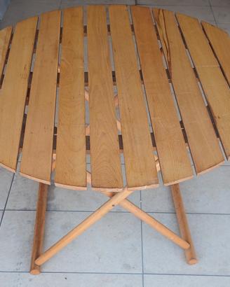 tavolo legno pieghevole