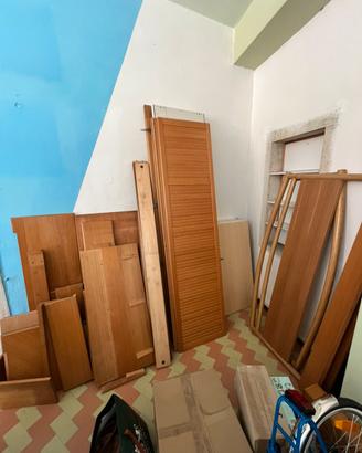 Camera da letto in legno
