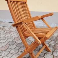 Sedie in teak per giardino