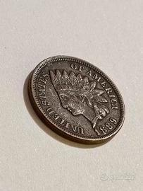 Rara moneta 1 centesimo 1889 - USA