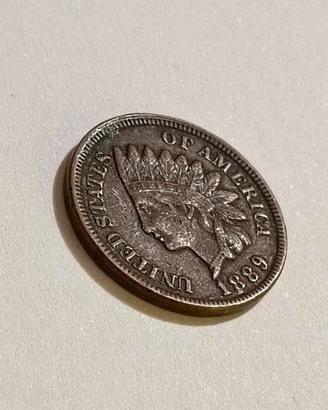 Rara moneta 1 centesimo 1889 - USA
