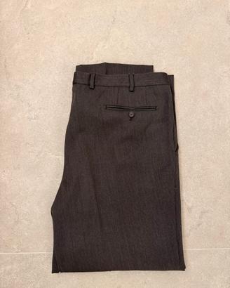 Pantalone Lebole tg 60 / 3XL Lana Vergine Marrone