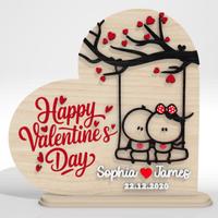 Creazione il legno per SAN VALENTINO