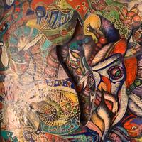 Quadri astratti molto colorati