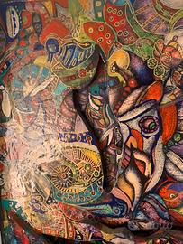 Quadri astratti molto colorati