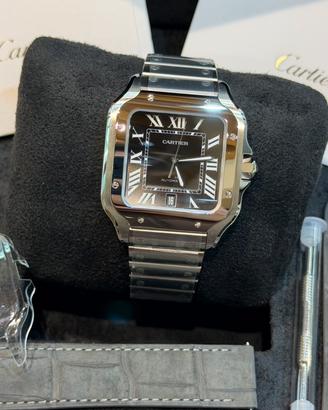 Cartier Nuovo 2026 Santos Large Nero WSSA0096