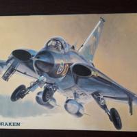J - 35  F  DRAKEN  SCALA  1/72  HASEGAWA