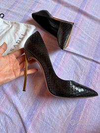 Decoltè pelle nera CASADEI taglia 39
