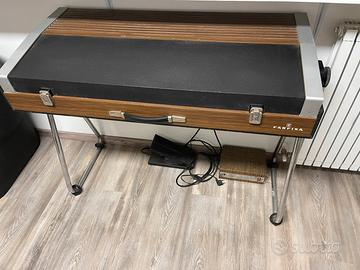 Organo pianola Farfisa anni 70 con leggio e base