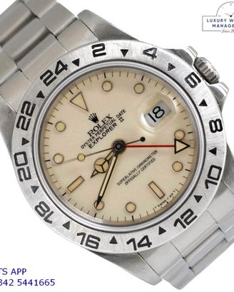 Rolex Explorer II 16550 cream tritium Full Set
