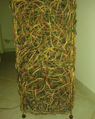 Lampada in rattan