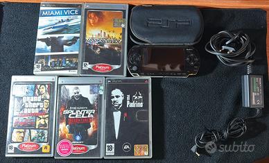 Sony PSP 1004 Nera con giochi e accessori