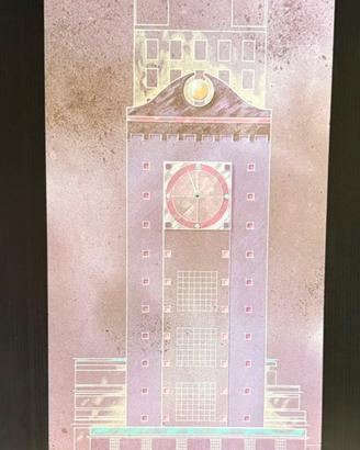 Manifesto Architettura vintage “East Tower”