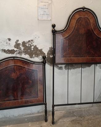 sponda letto vintage 