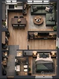 Confortevole e luminoso quadrilocale a Brinzio