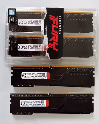 96GB RAM DDR4 3200mhz cl16 fury beast 16x2 32x2