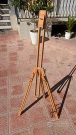 castelletto treppiede da pittura legno di faggio