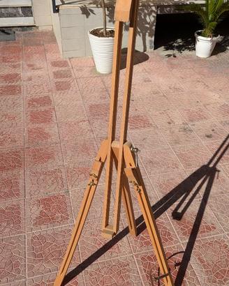 castelletto treppiede da pittura legno di faggio