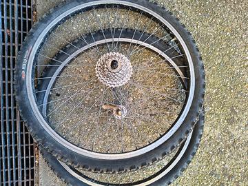 coppia ruote per MTB 26 