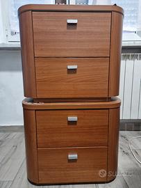 set camera da letto 2 reti 2 materassi 2 comodini