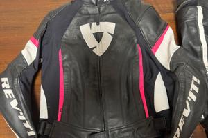 Tuta moto in pelle Revit