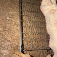 Rete letto singolo con materasso