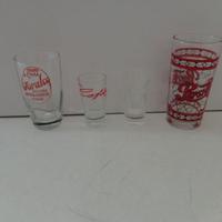 4 Bicchieri liquore – anni 60 con marchio