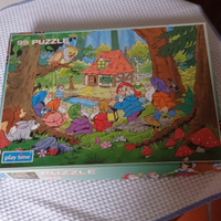 PUZZLE Biancaneve e i sette nani Vintage