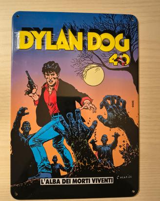 Targa metallo sbalzato copertina Dylan Dog nr. 1